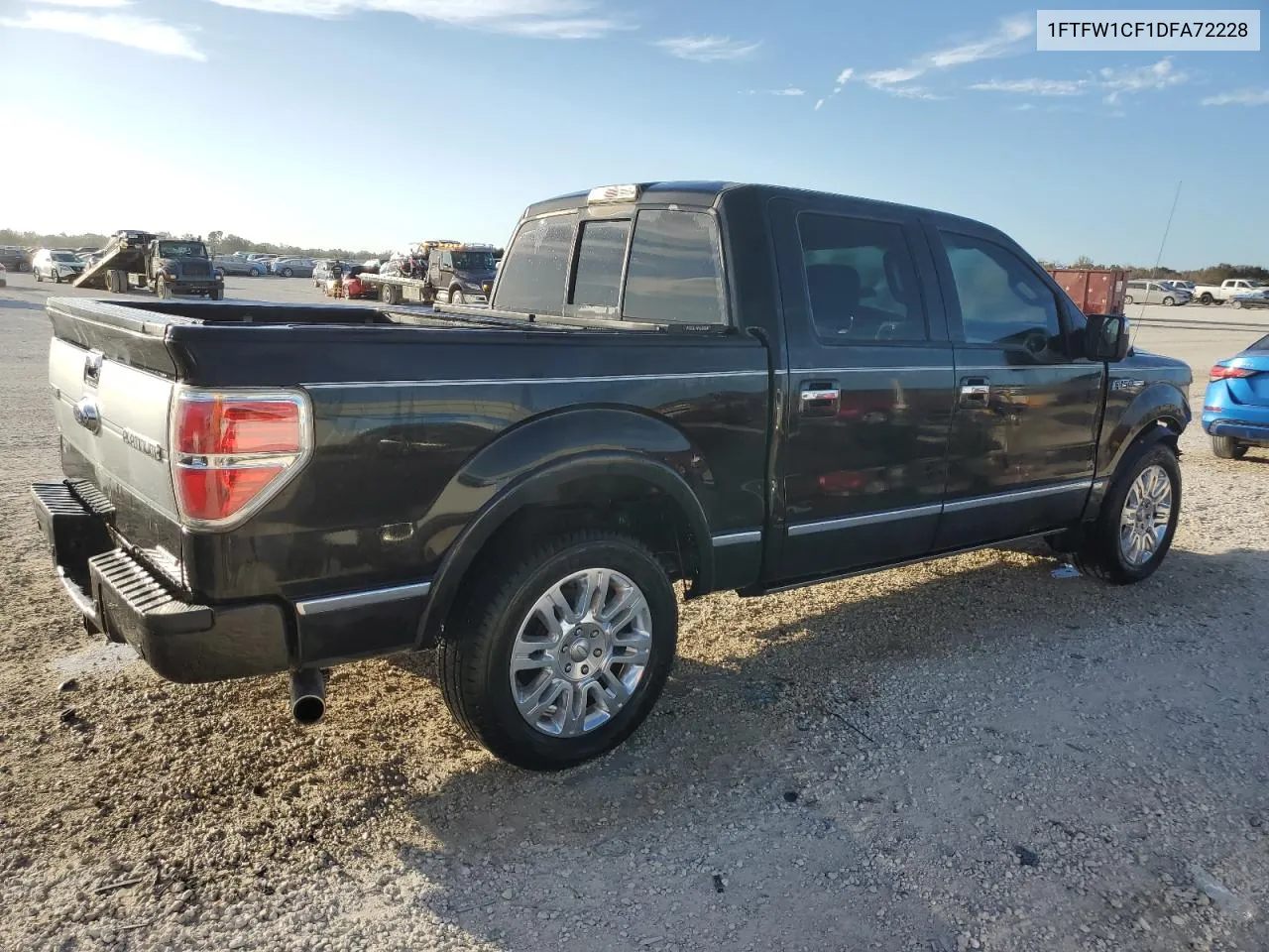 2013 Ford F150 Supercrew VIN: 1FTFW1CF1DFA72228 Lot: 76569504