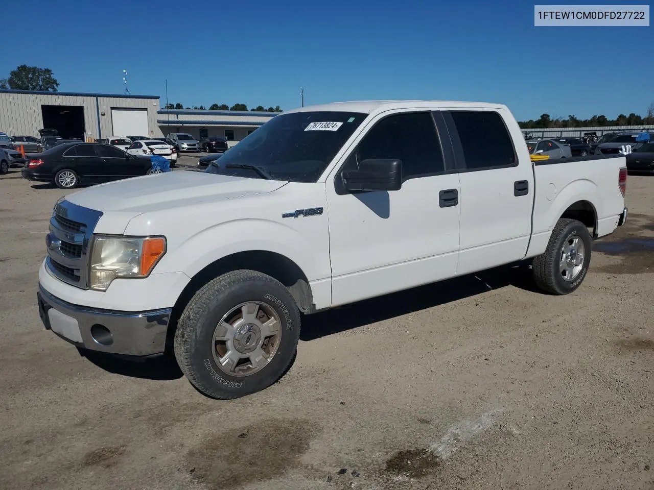 2013 Ford F150 Supercrew VIN: 1FTEW1CM0DFD27722 Lot: 76713824