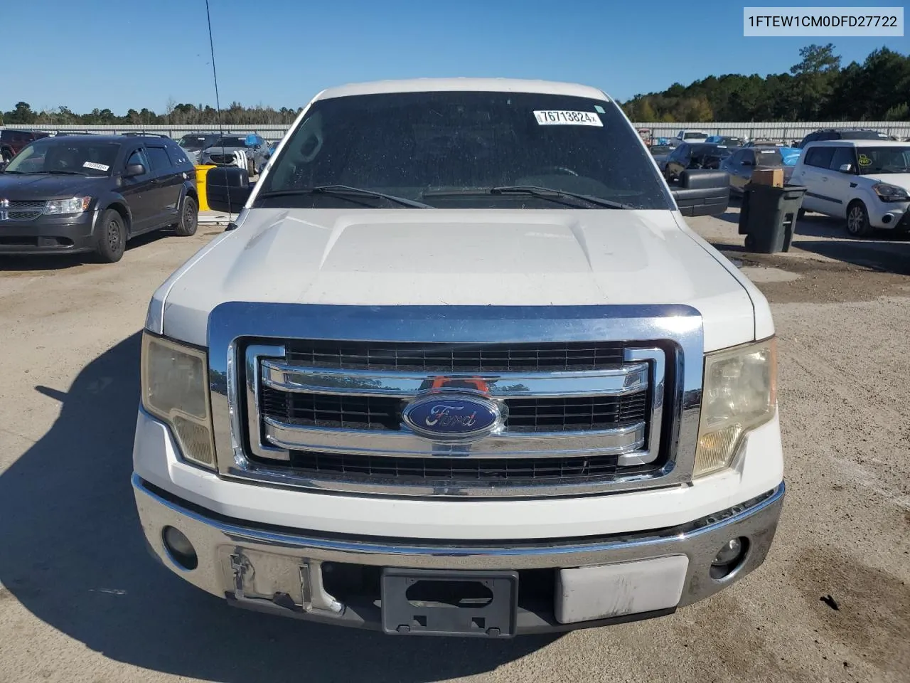 2013 Ford F150 Supercrew VIN: 1FTEW1CM0DFD27722 Lot: 76713824