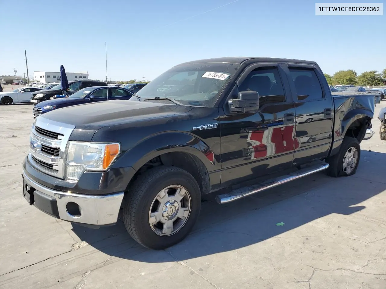 2013 Ford F150 Supercrew VIN: 1FTFW1CF8DFC28362 Lot: 76783604