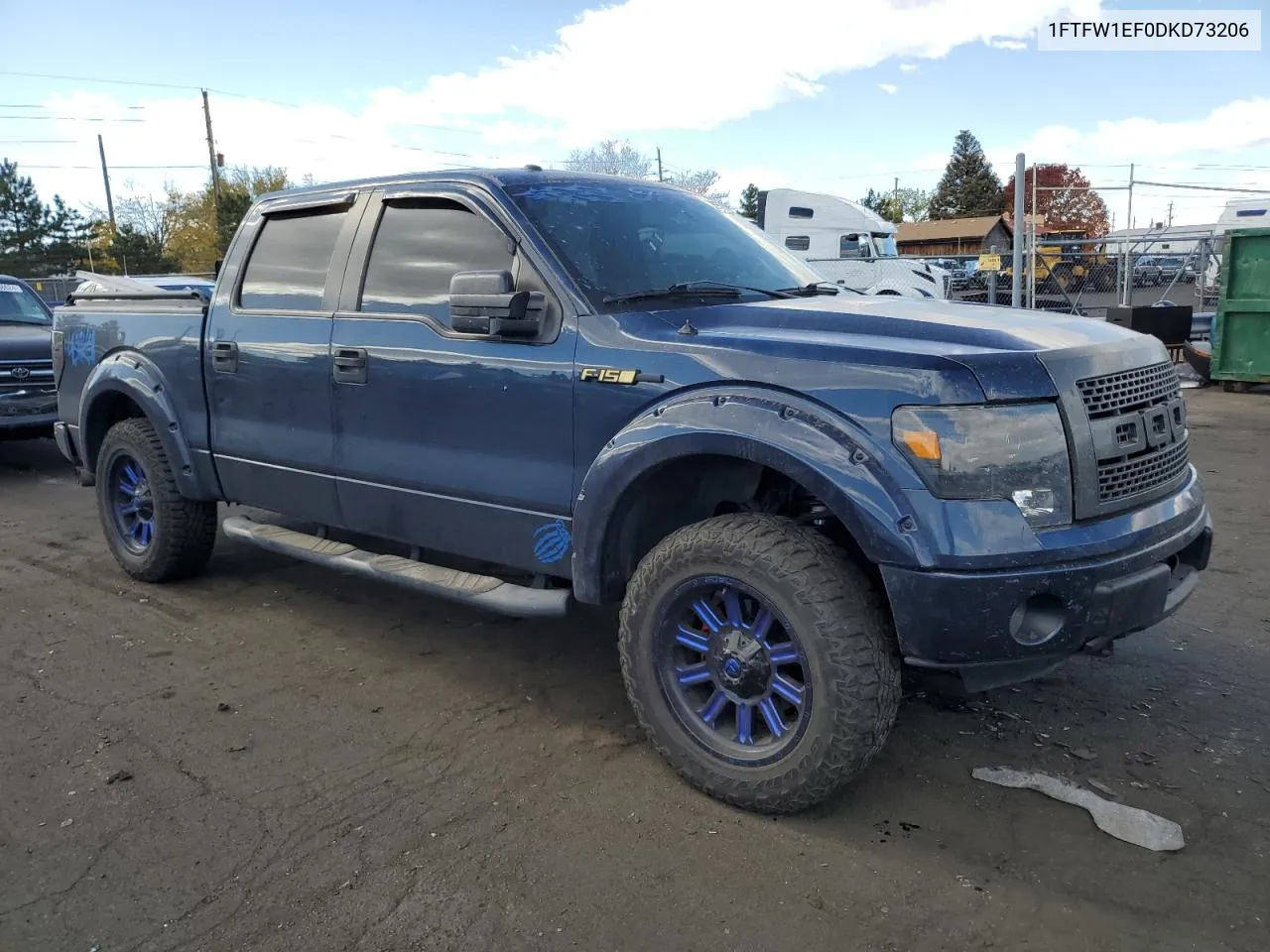 2013 Ford F150 Supercrew VIN: 1FTFW1EF0DKD73206 Lot: 77224494