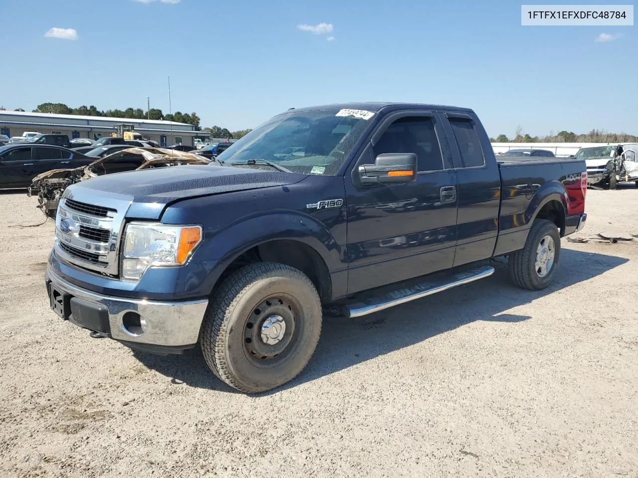 2013 Ford F150 Super Cab VIN: 1FTFX1EFXDFC48784 Lot: 77459744