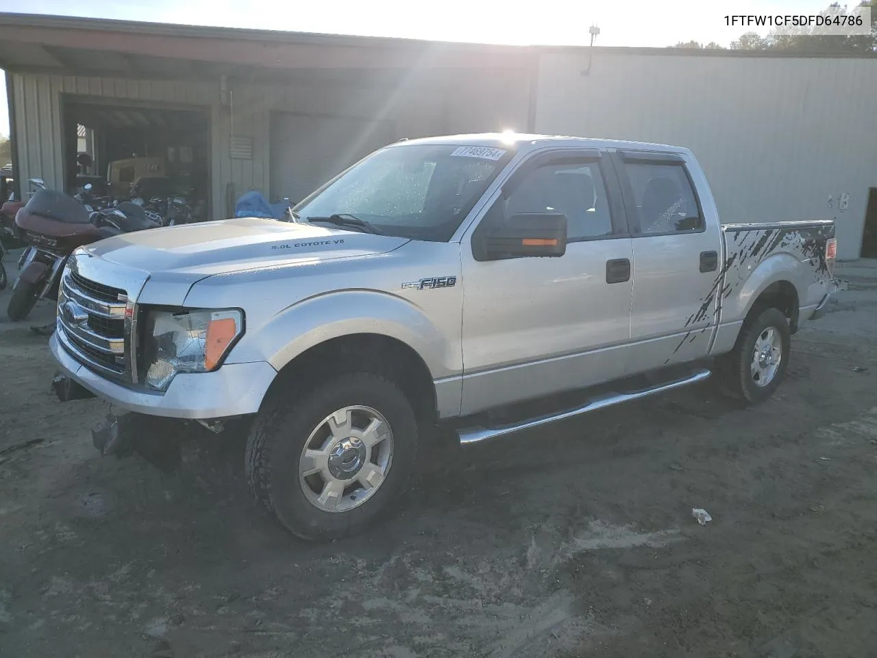 2013 Ford F150 Supercrew VIN: 1FTFW1CF5DFD64786 Lot: 77469754