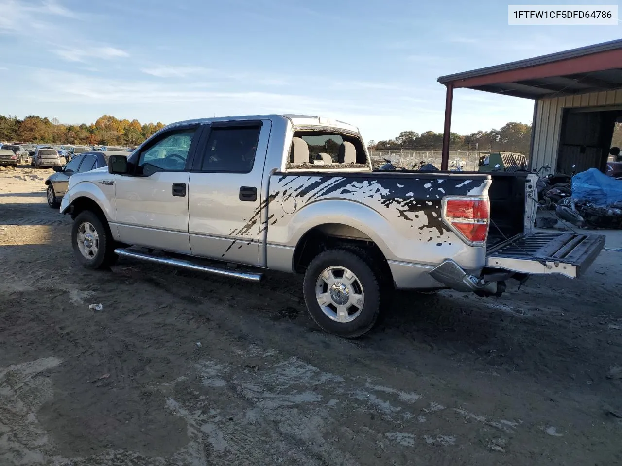 2013 Ford F150 Supercrew VIN: 1FTFW1CF5DFD64786 Lot: 77469754