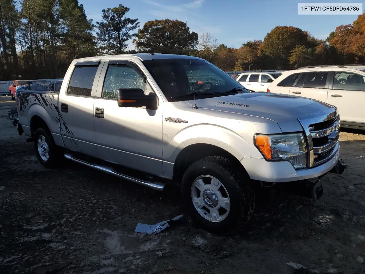 2013 Ford F150 Supercrew VIN: 1FTFW1CF5DFD64786 Lot: 77469754