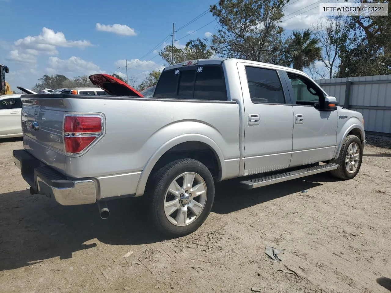 1FTFW1CF3DKE43221 2013 Ford F150 Supercrew