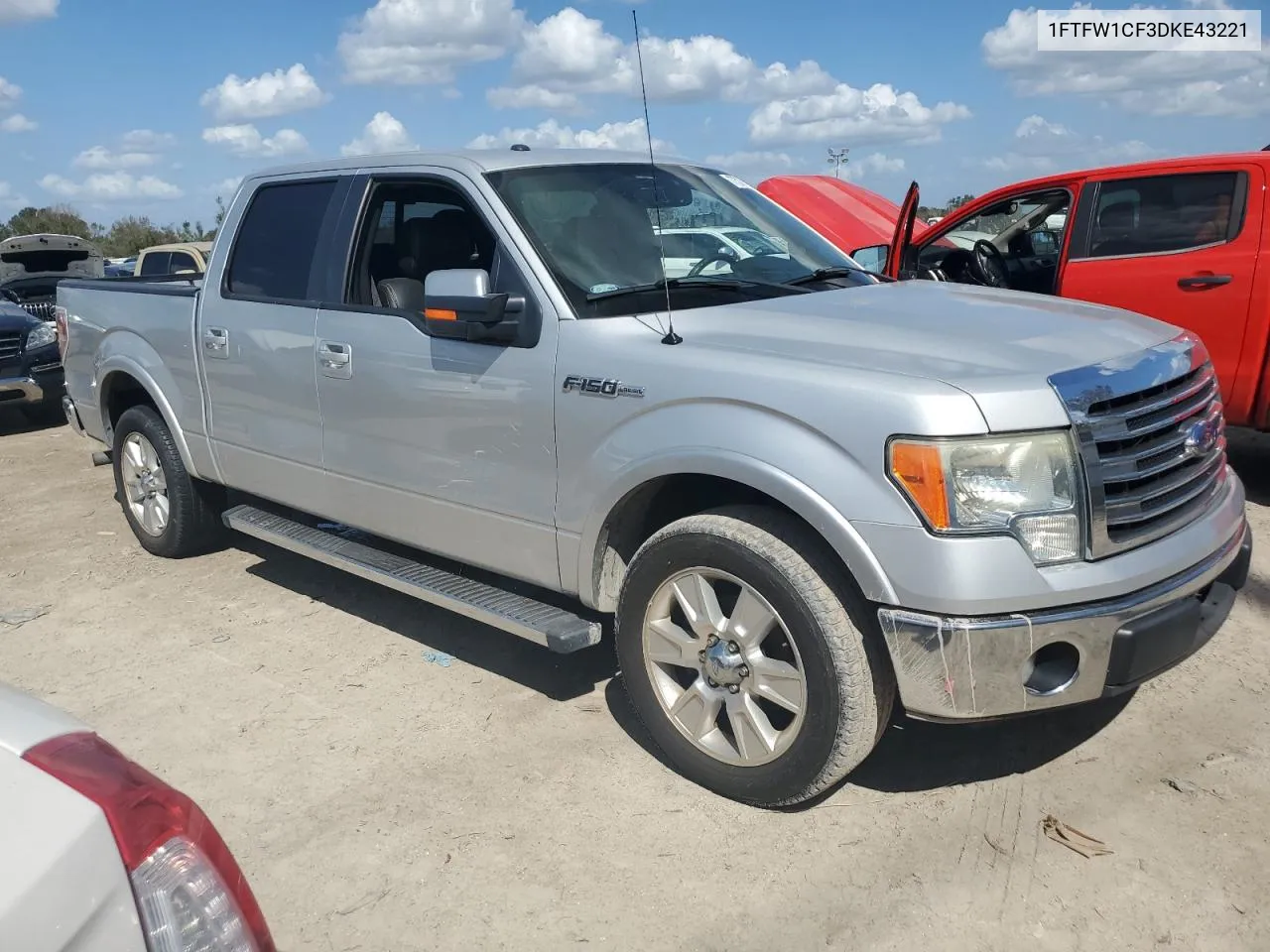 1FTFW1CF3DKE43221 2013 Ford F150 Supercrew