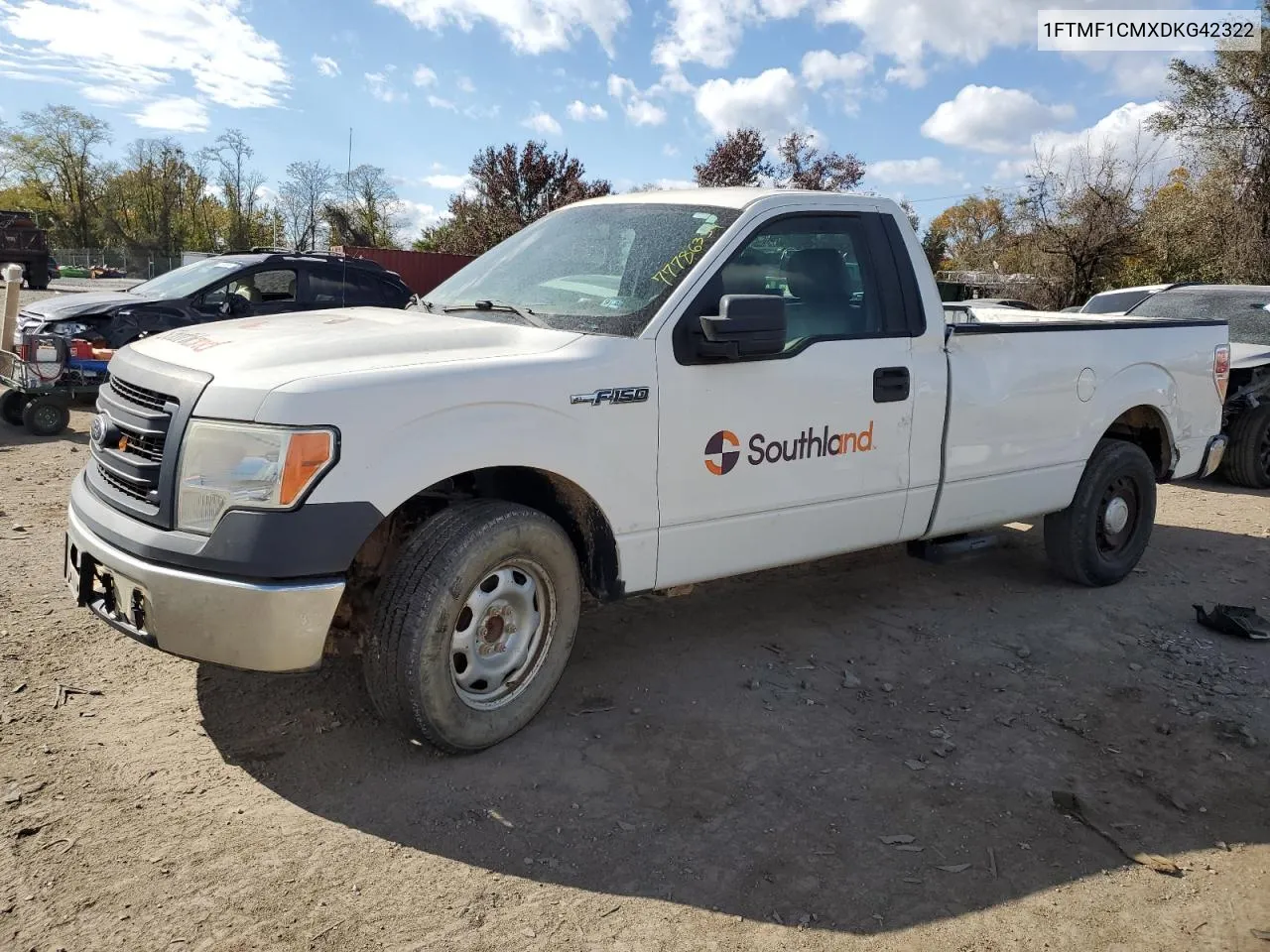 2013 Ford F150 VIN: 1FTMF1CMXDKG42322 Lot: 77786354