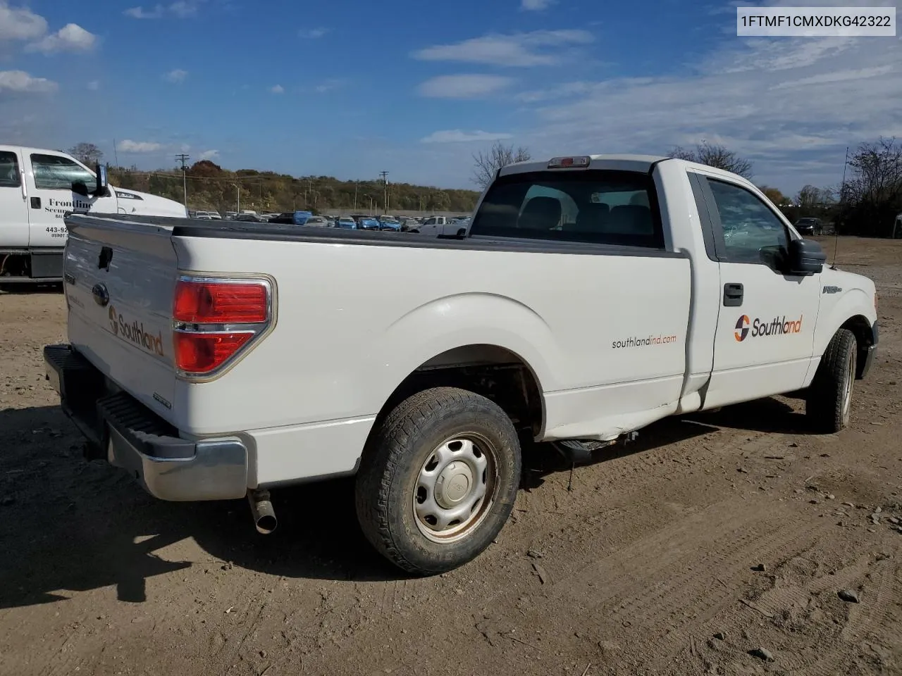 2013 Ford F150 VIN: 1FTMF1CMXDKG42322 Lot: 77786354