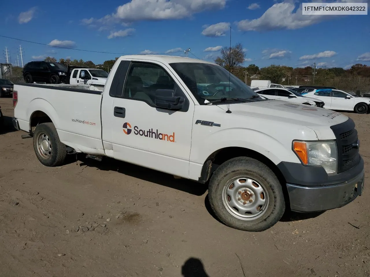 2013 Ford F150 VIN: 1FTMF1CMXDKG42322 Lot: 77786354