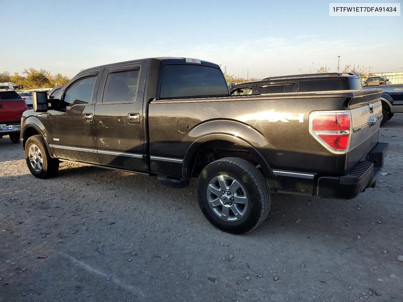 2013 Ford F150 Supercrew VIN: 1FTFW1ET7DFA91434 Lot: 78156334