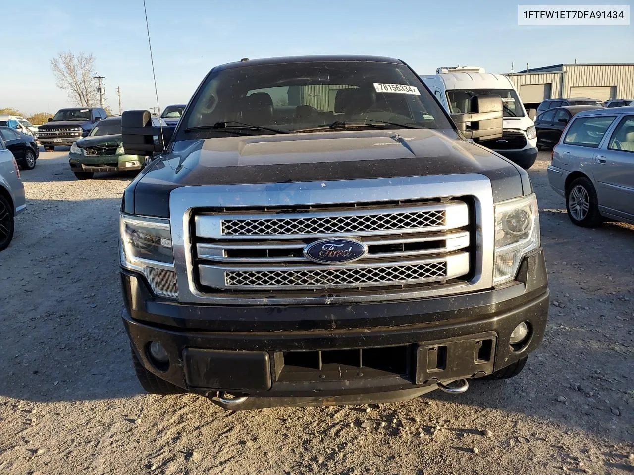 2013 Ford F150 Supercrew VIN: 1FTFW1ET7DFA91434 Lot: 78156334