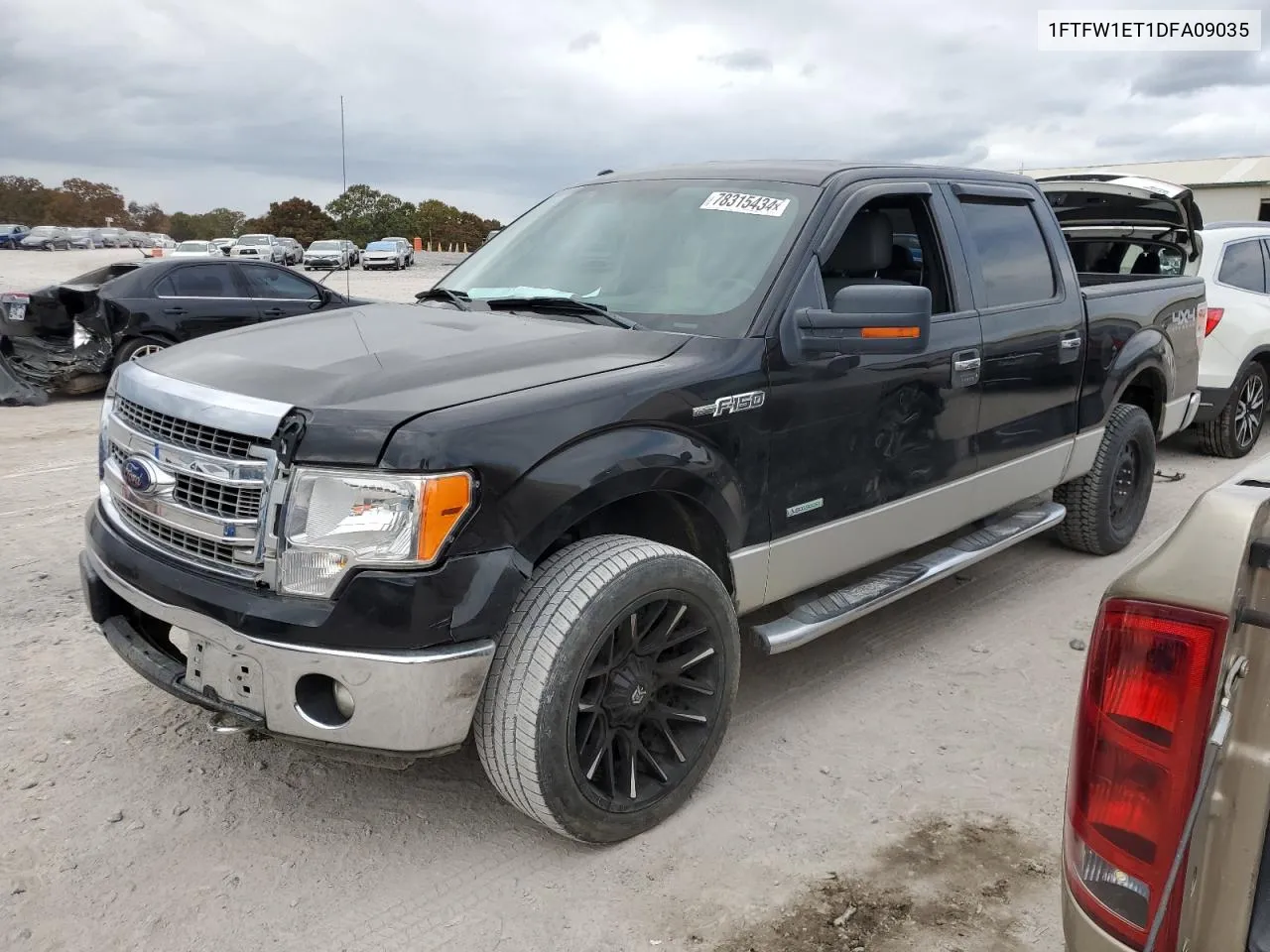 2013 Ford F150 Supercrew VIN: 1FTFW1ET1DFA09035 Lot: 78315434