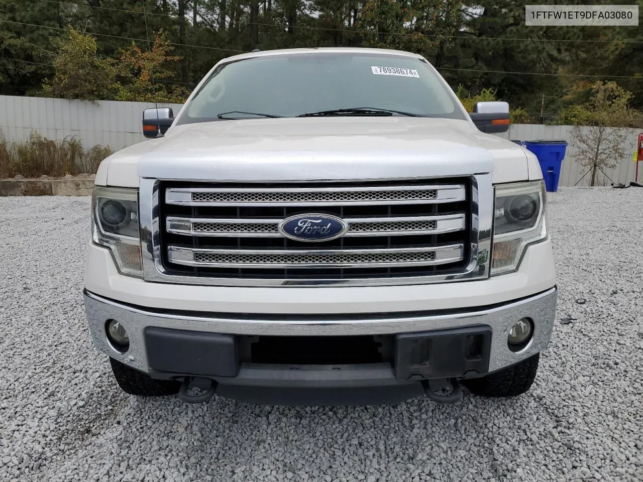 2013 Ford F150 Supercrew VIN: 1FTFW1ET9DFA03080 Lot: 78938674