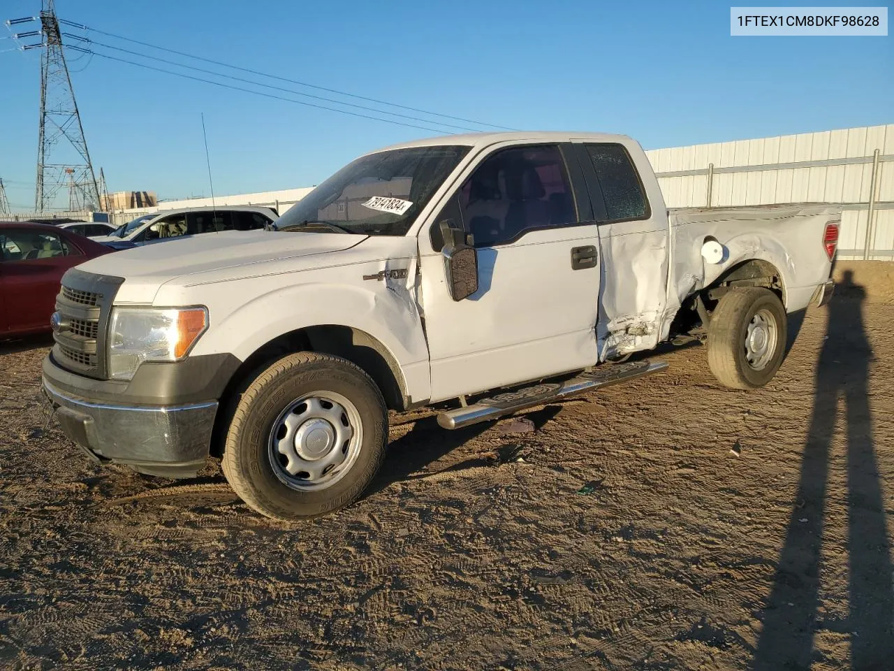 2013 Ford F150 Super Cab VIN: 1FTEX1CM8DKF98628 Lot: 79141834