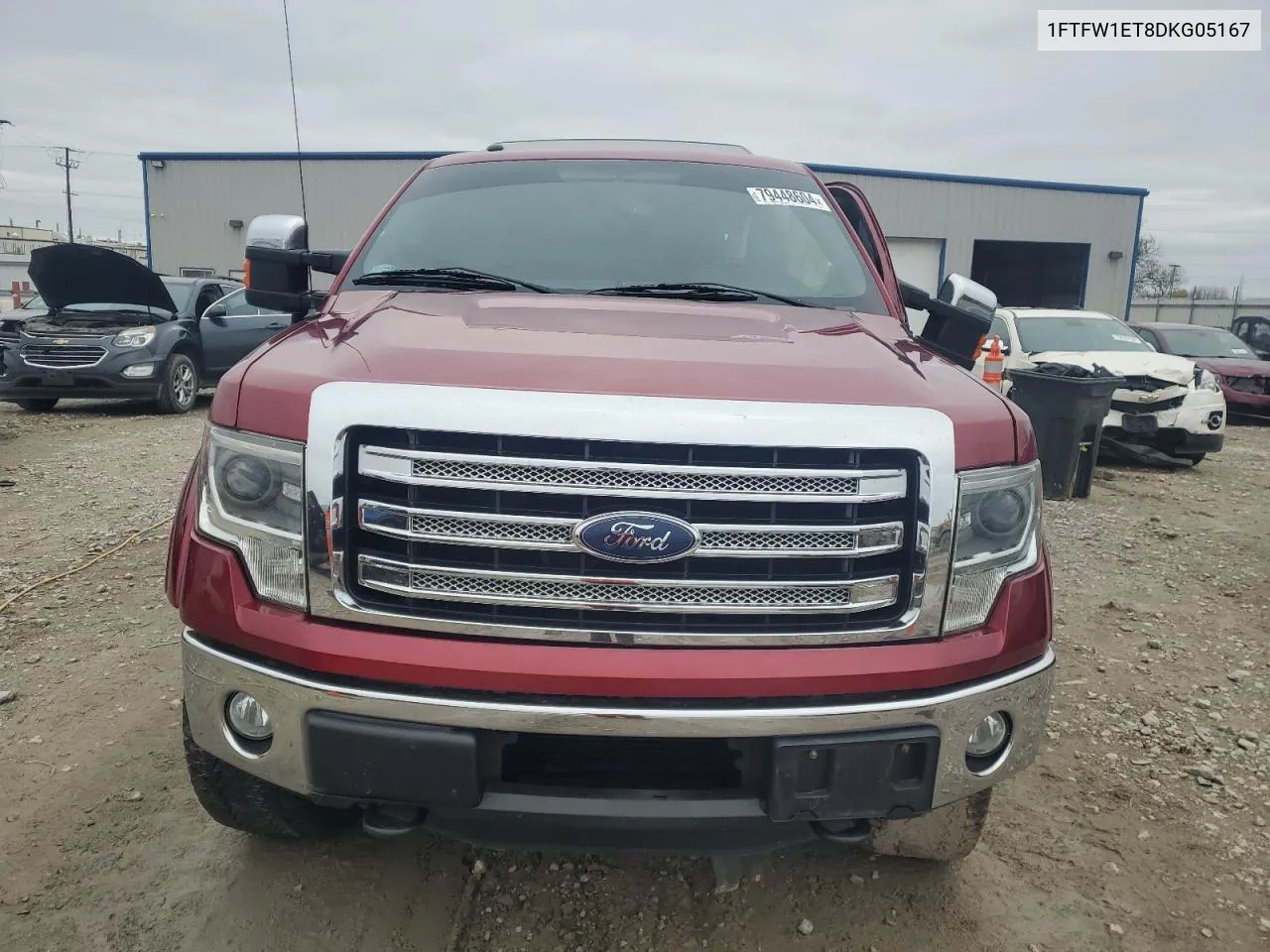 2013 Ford F150 Supercrew VIN: 1FTFW1ET8DKG05167 Lot: 79448604