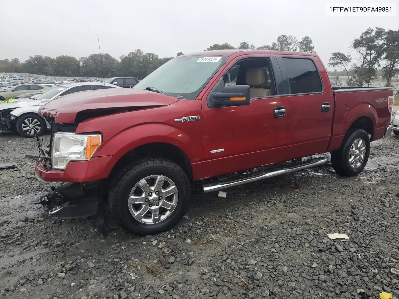 2013 Ford F150 Supercrew VIN: 1FTFW1ET9DFA49881 Lot: 79487064