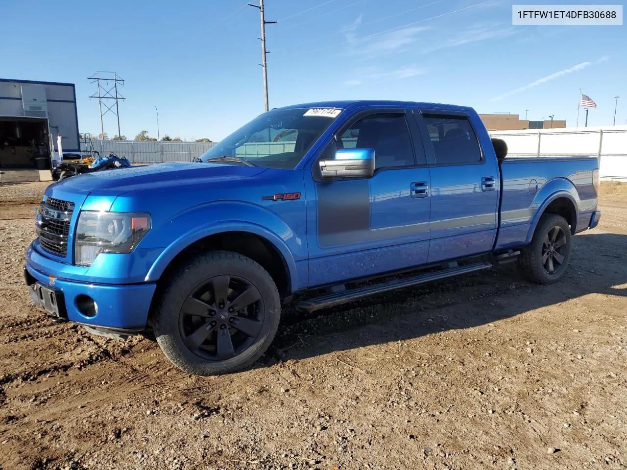 2013 Ford F150 Supercrew VIN: 1FTFW1ET4DFB30688 Lot: 79671744