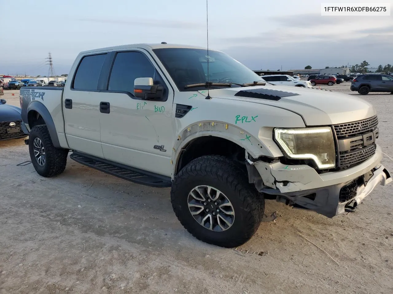 2013 Ford F150 Svt Raptor VIN: 1FTFW1R6XDFB66275 Lot: 79771054