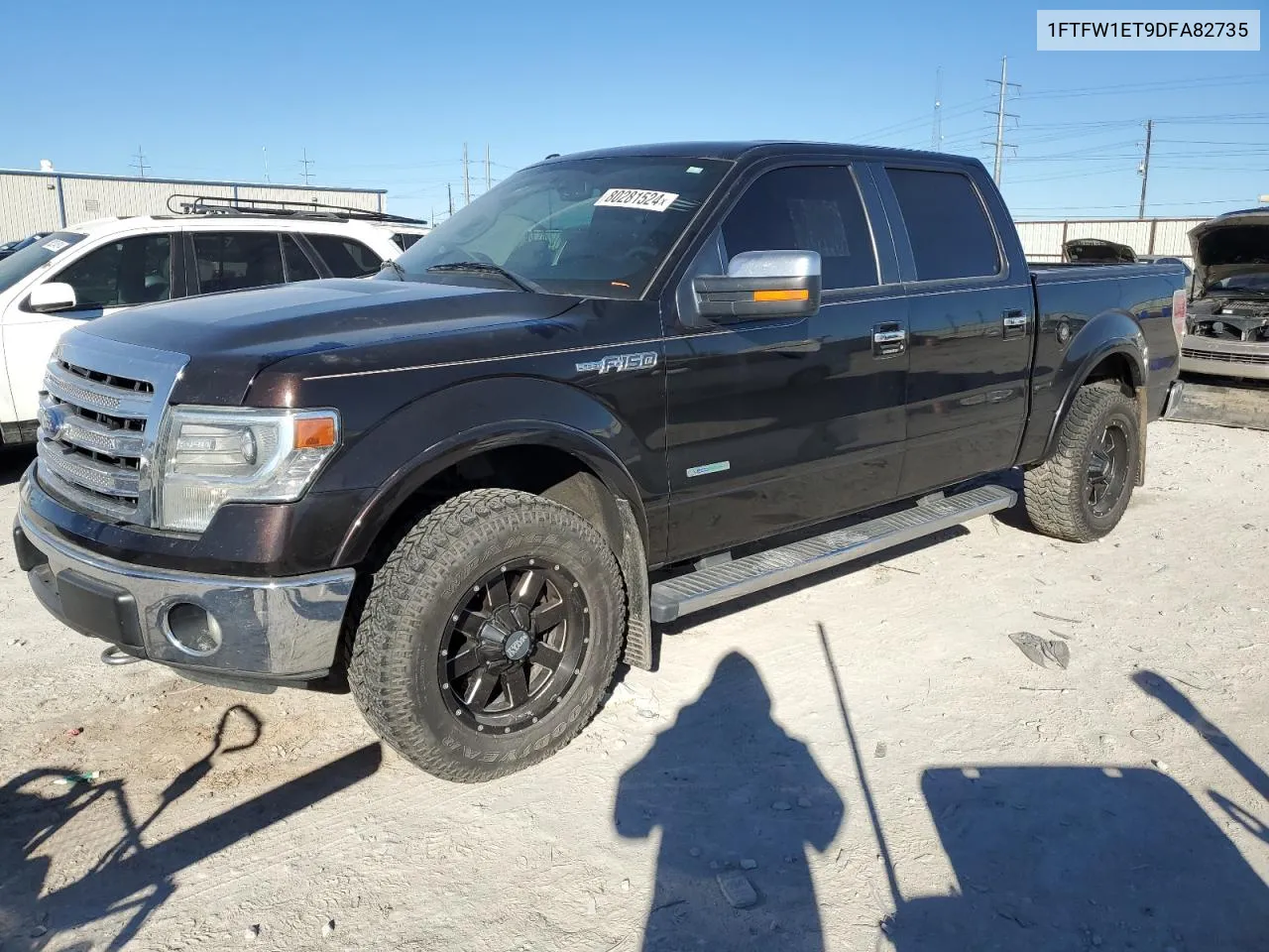 2013 Ford F150 Supercrew VIN: 1FTFW1ET9DFA82735 Lot: 80281524