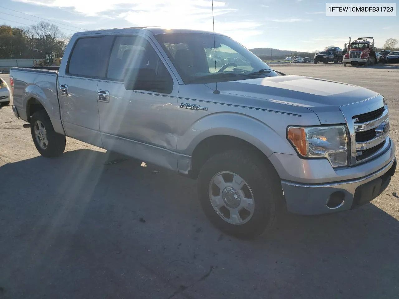 2013 Ford F150 Supercrew VIN: 1FTEW1CM8DFB31723 Lot: 80311094