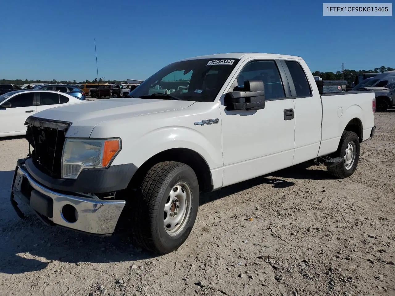 2013 Ford F150 Super Cab VIN: 1FTFX1CF9DKG13465 Lot: 80955344