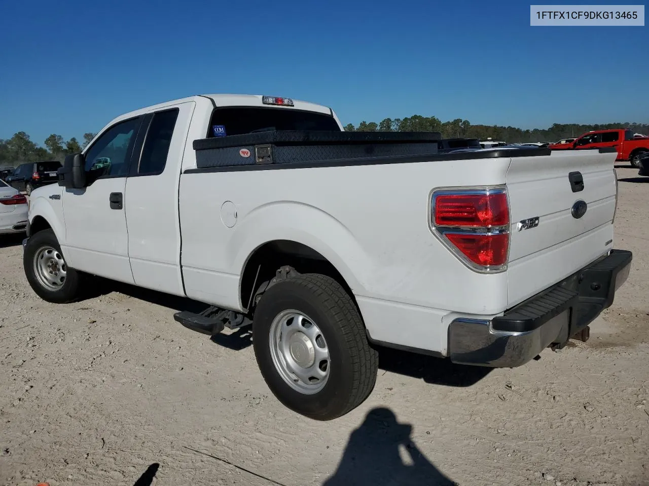 2013 Ford F150 Super Cab VIN: 1FTFX1CF9DKG13465 Lot: 80955344