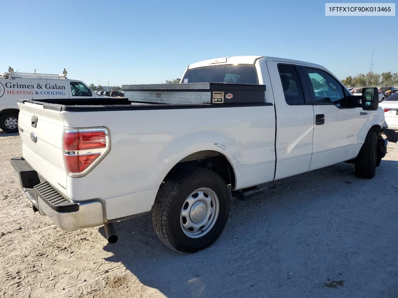 2013 Ford F150 Super Cab VIN: 1FTFX1CF9DKG13465 Lot: 80955344