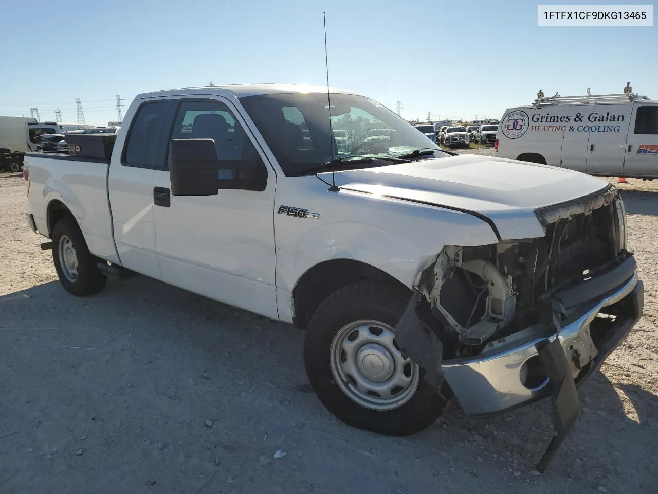 2013 Ford F150 Super Cab VIN: 1FTFX1CF9DKG13465 Lot: 80955344