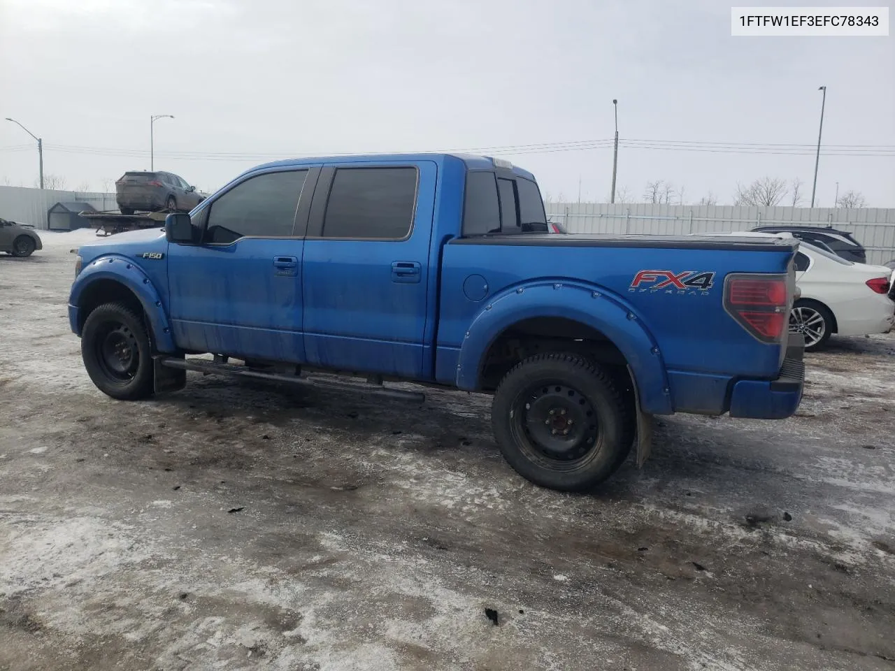 2014 Ford F150 Supercrew VIN: 1FTFW1EF3EFC78343 Lot: 41612523