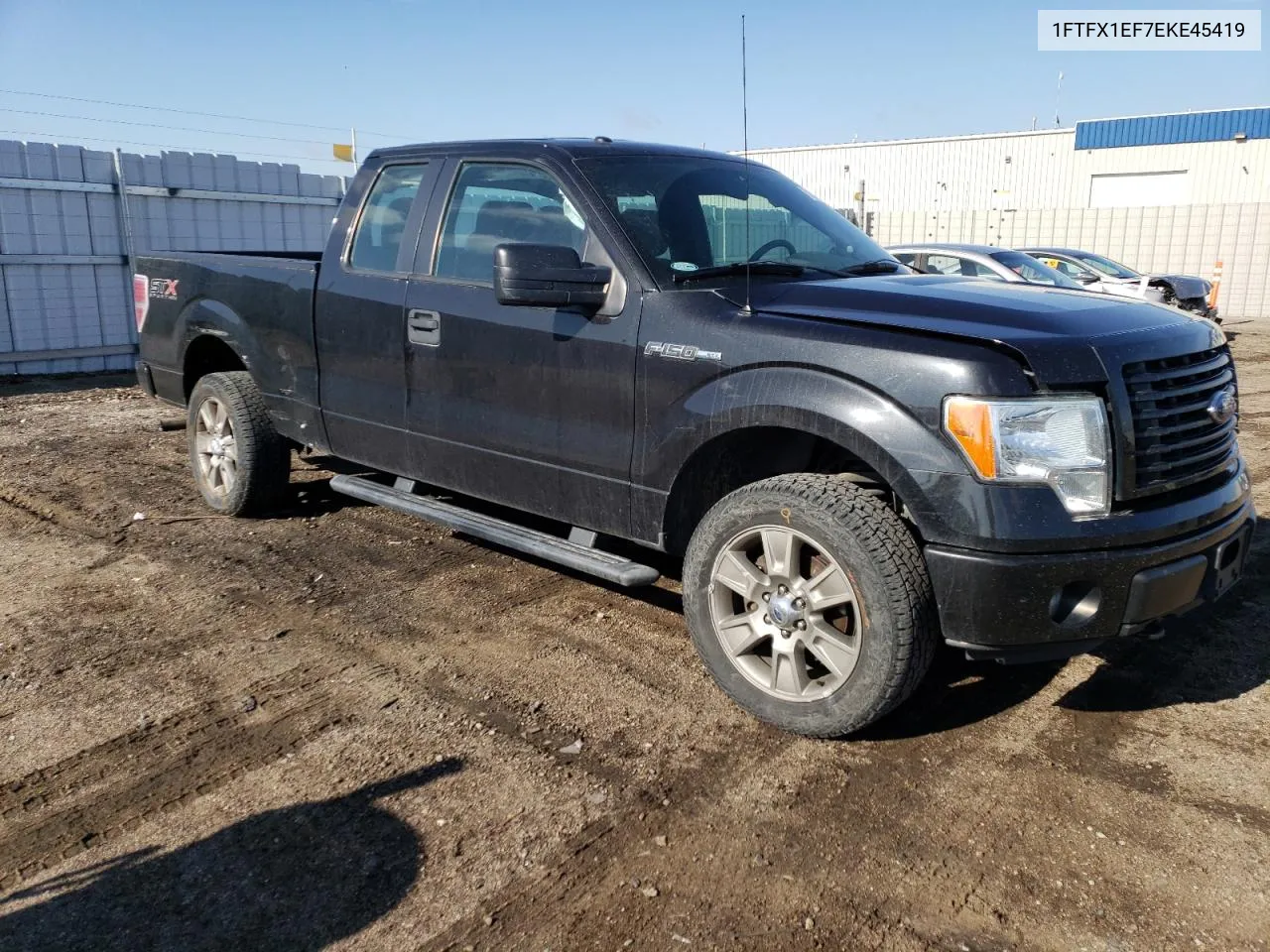 1FTFX1EF7EKE45419 2014 Ford F150 Super Cab