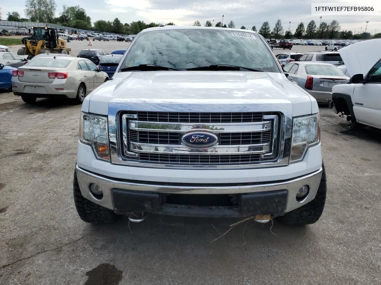 2014 Ford F150 Supercrew VIN: 1FTFW1EF7EFB95806 Lot: 51646514