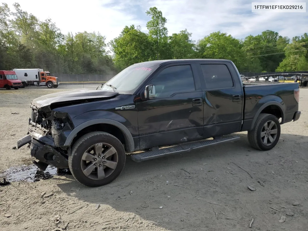 2014 Ford F150 Supercrew VIN: 1FTFW1EF1EKD29216 Lot: 52170574