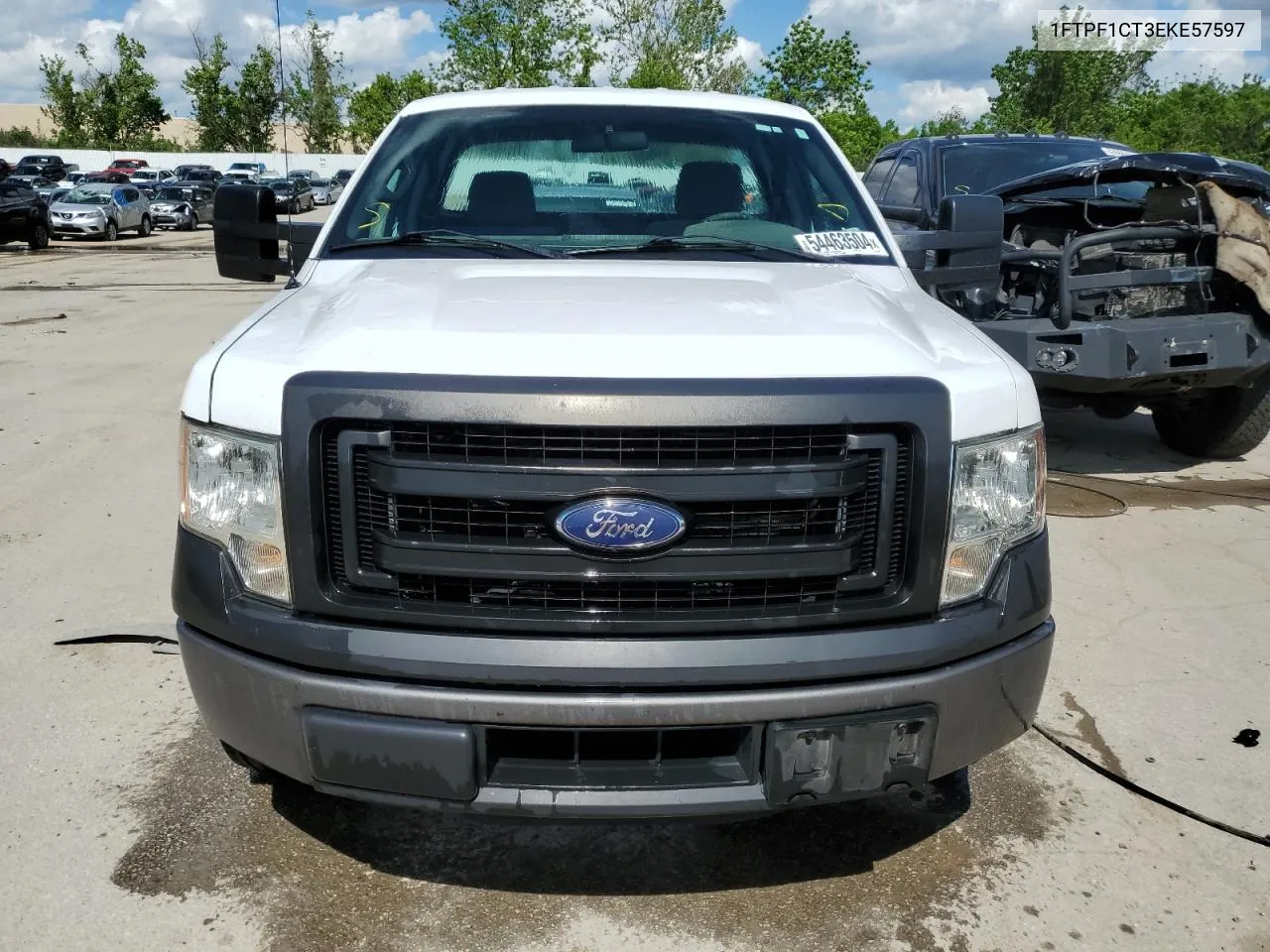 2014 Ford F150 VIN: 1FTPF1CT3EKE57597 Lot: 54463504