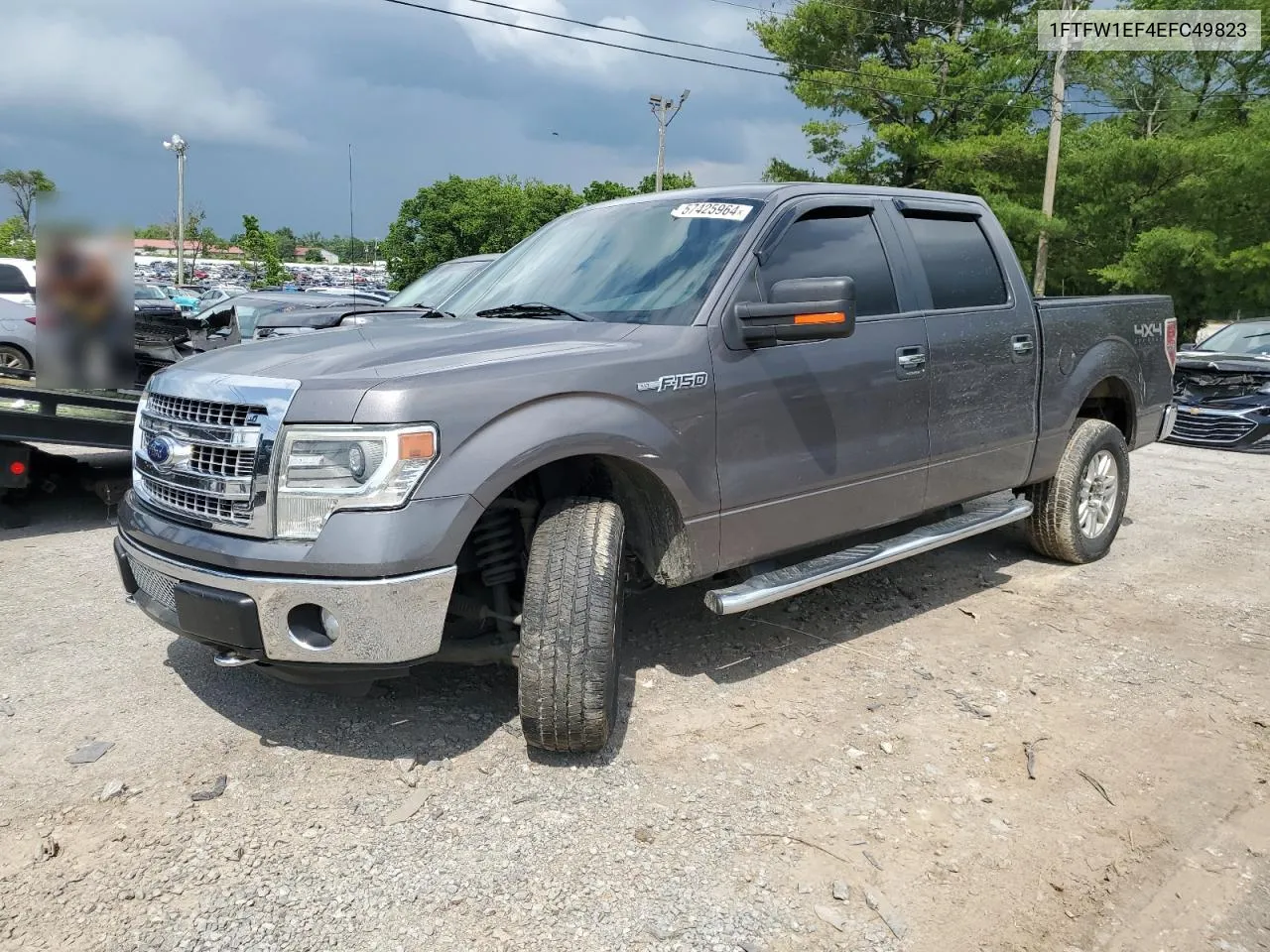 2014 Ford F150 Supercrew VIN: 1FTFW1EF4EFC49823 Lot: 57425964