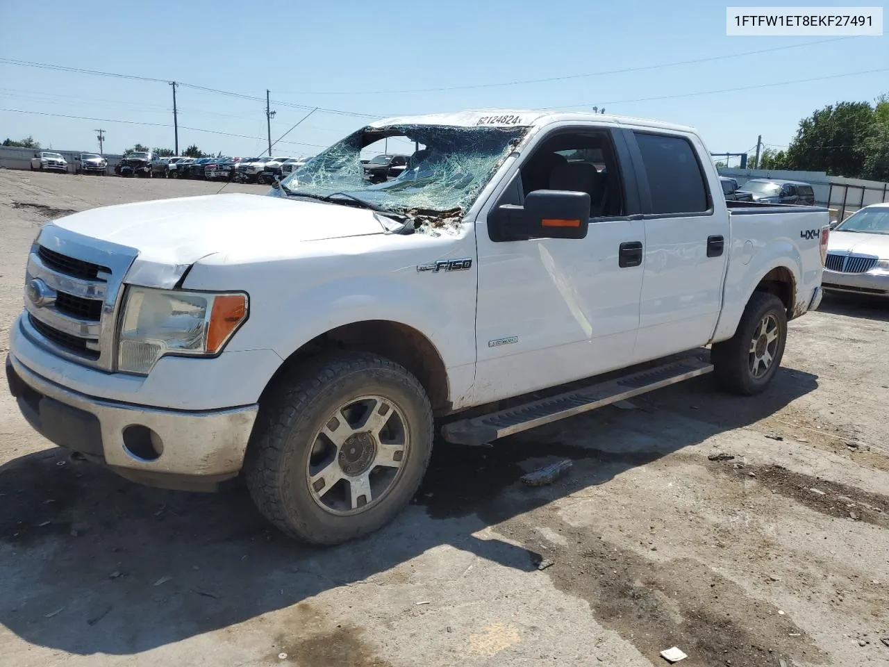 2014 Ford F150 Supercrew VIN: 1FTFW1ET8EKF27491 Lot: 62124824