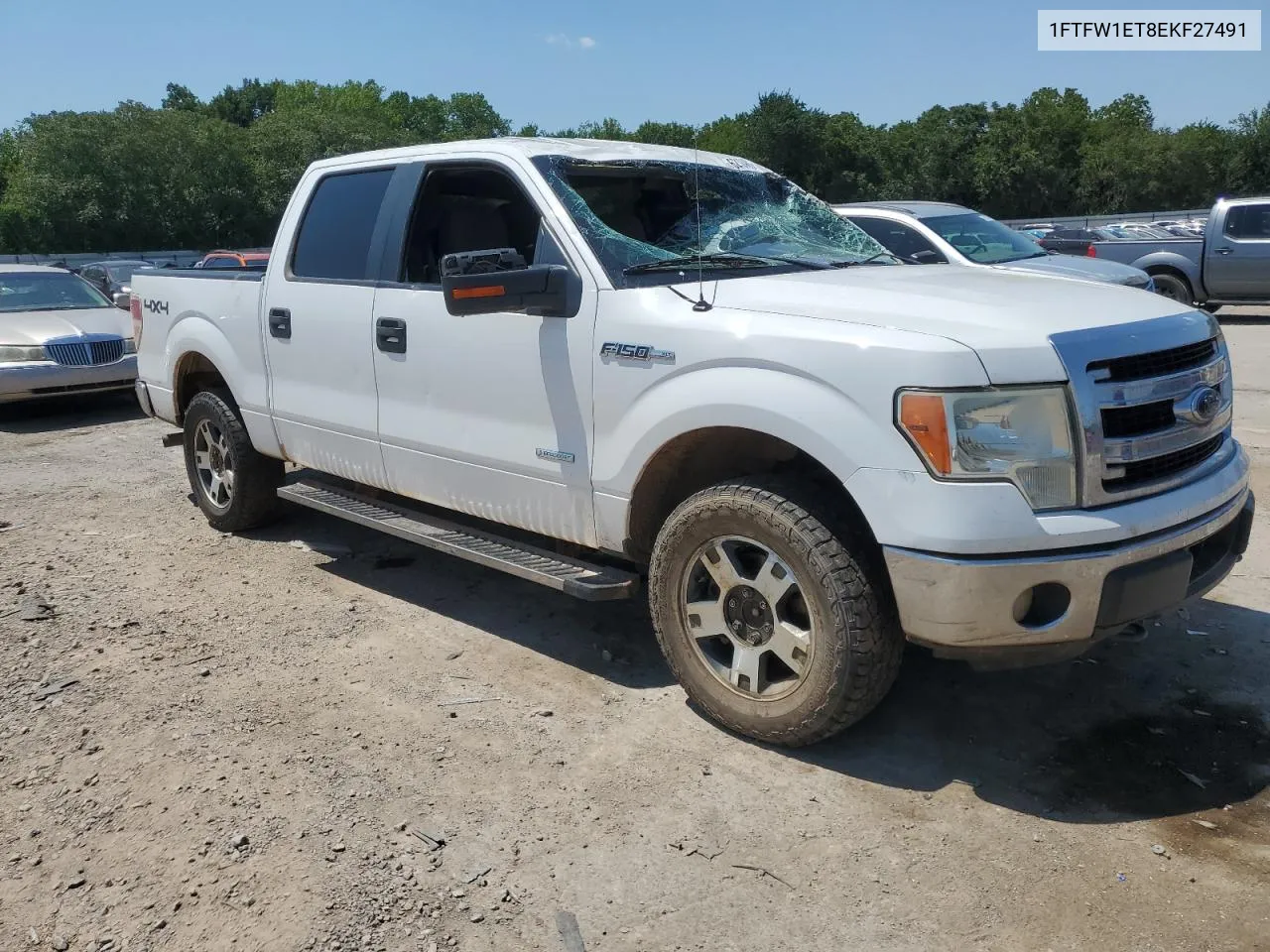 2014 Ford F150 Supercrew VIN: 1FTFW1ET8EKF27491 Lot: 62124824