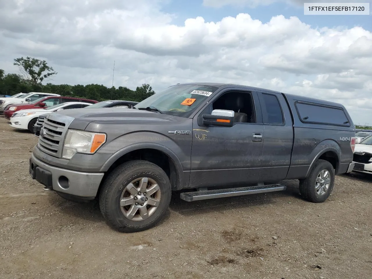 2014 Ford F150 Super Cab VIN: 1FTFX1EF5EFB17120 Lot: 62623634