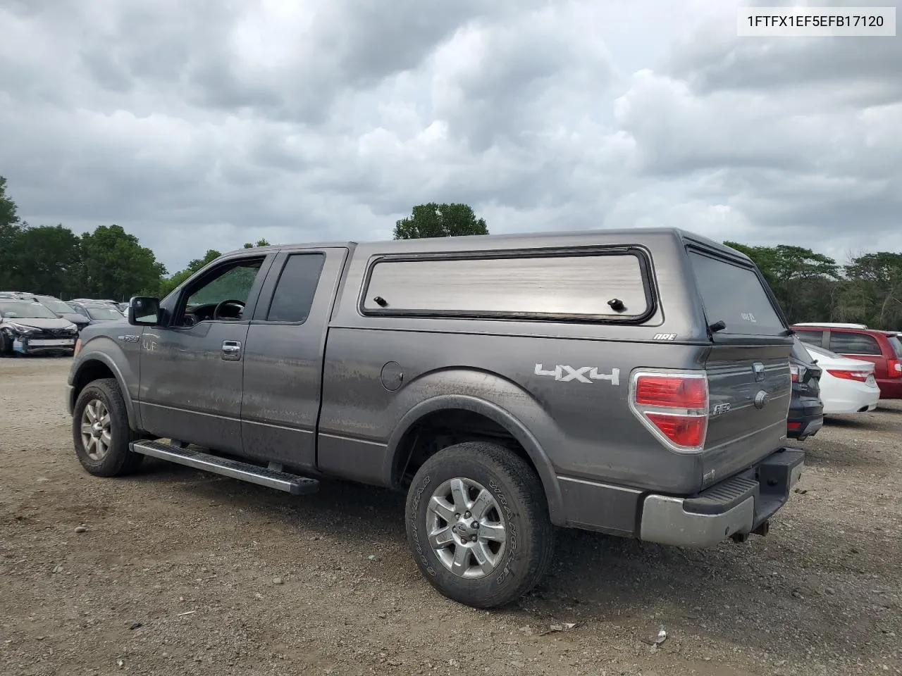 2014 Ford F150 Super Cab VIN: 1FTFX1EF5EFB17120 Lot: 62623634