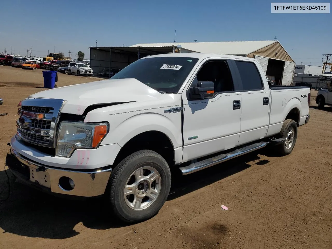 2014 Ford F150 Supercrew VIN: 1FTFW1ET6EKD45109 Lot: 64833094