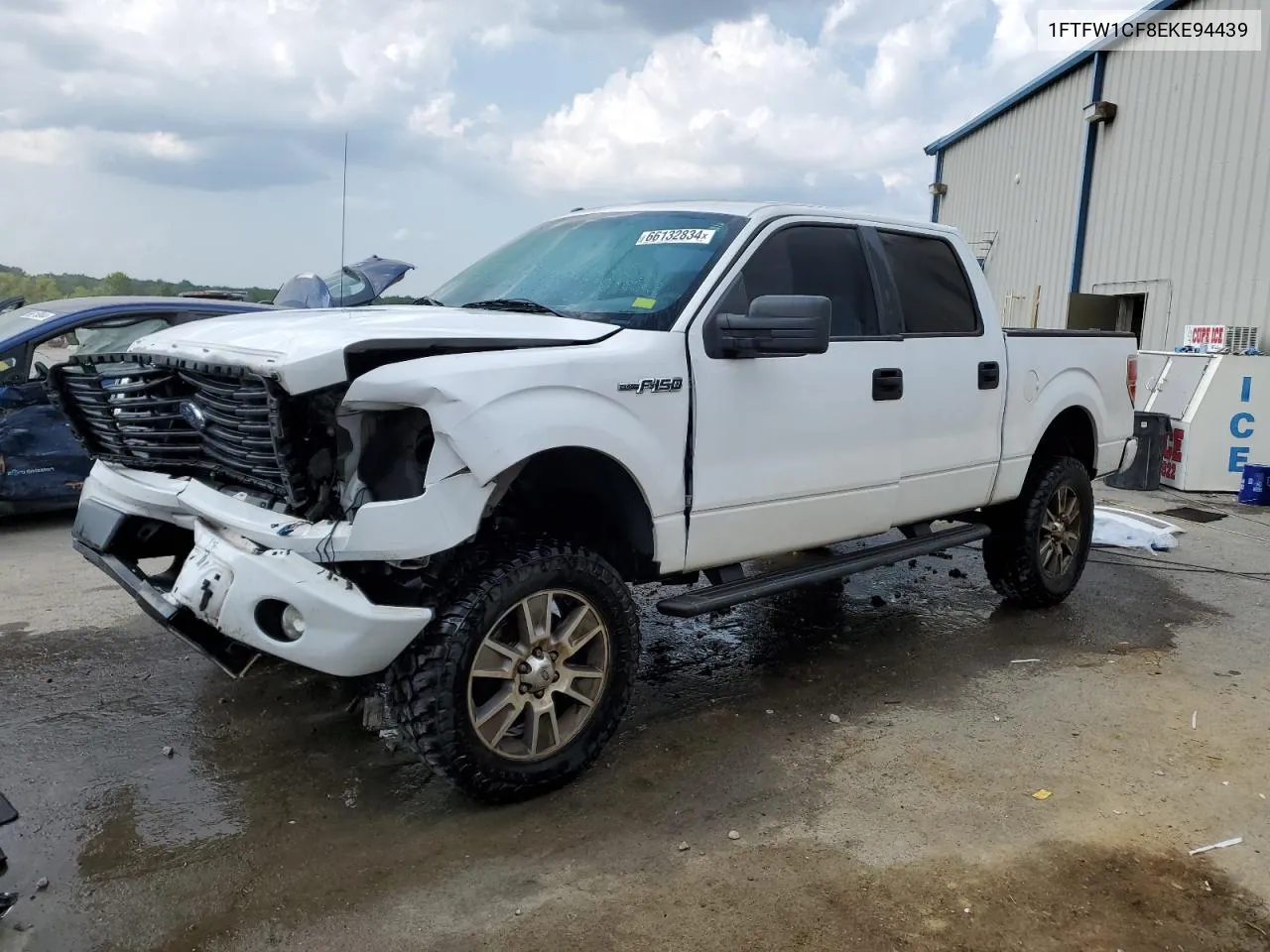 2014 Ford F150 Supercrew VIN: 1FTFW1CF8EKE94439 Lot: 66132834