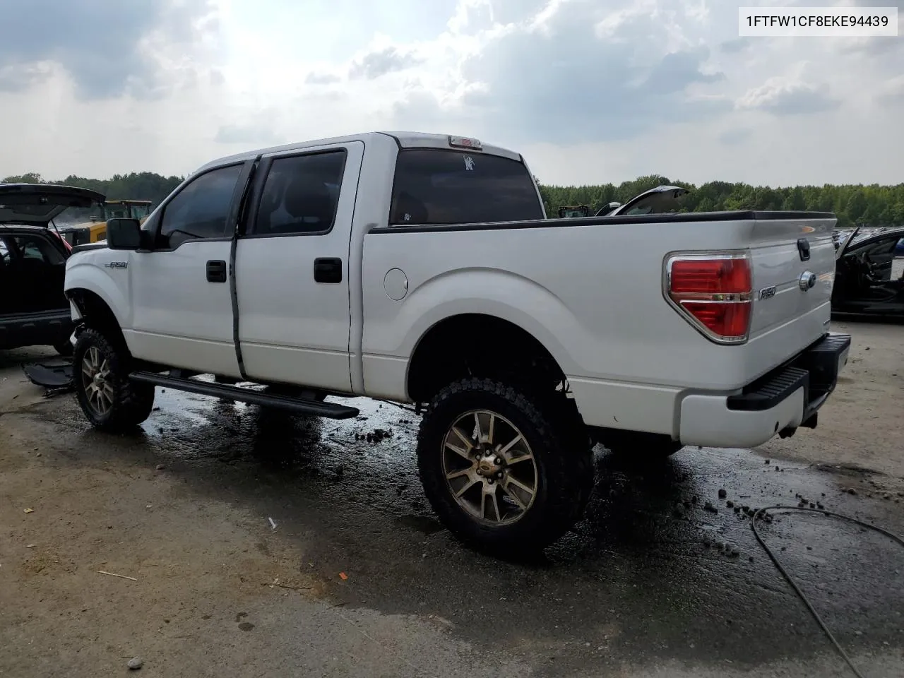 2014 Ford F150 Supercrew VIN: 1FTFW1CF8EKE94439 Lot: 66132834