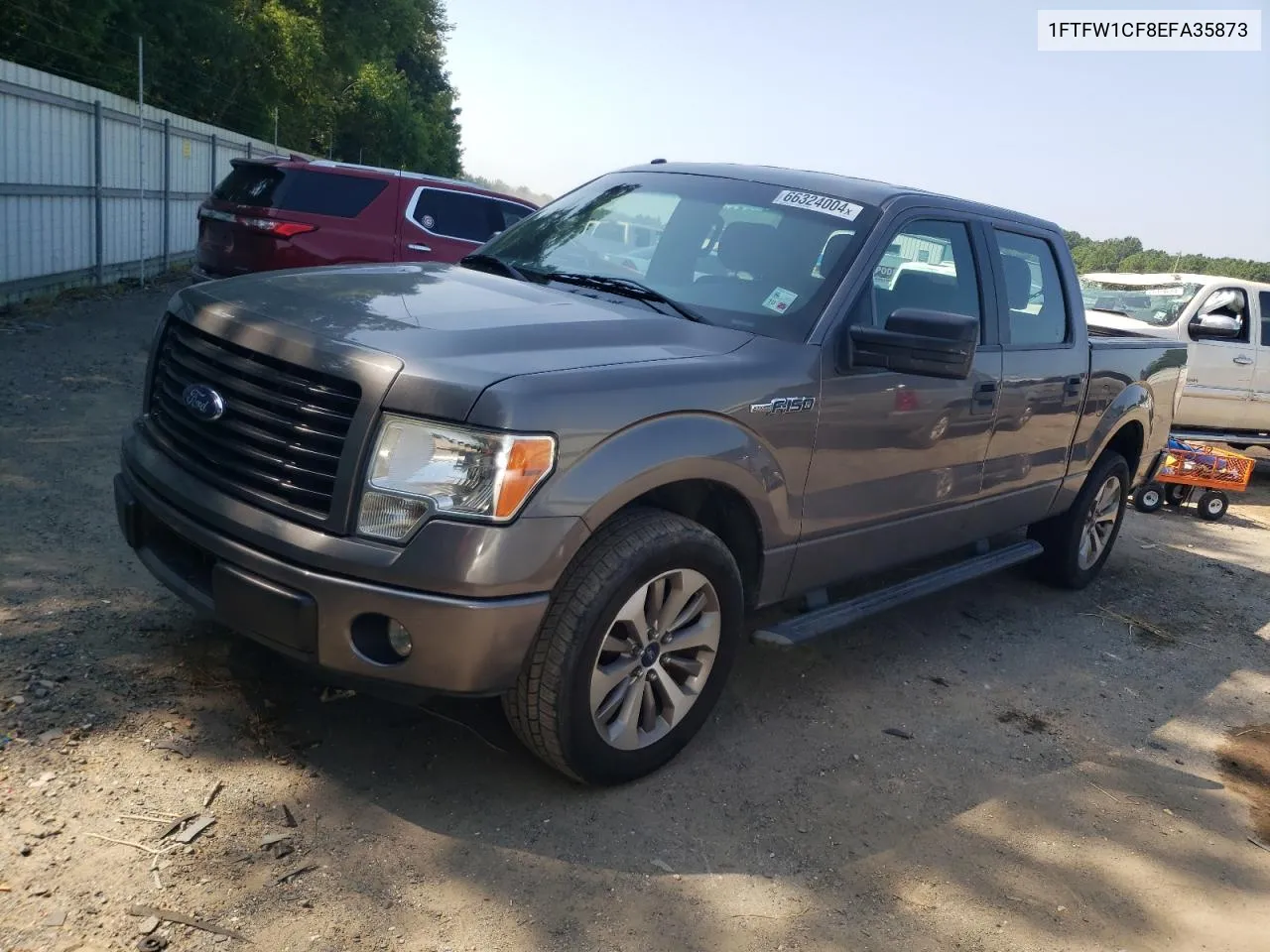 2014 Ford F150 Supercrew VIN: 1FTFW1CF8EFA35873 Lot: 66324004