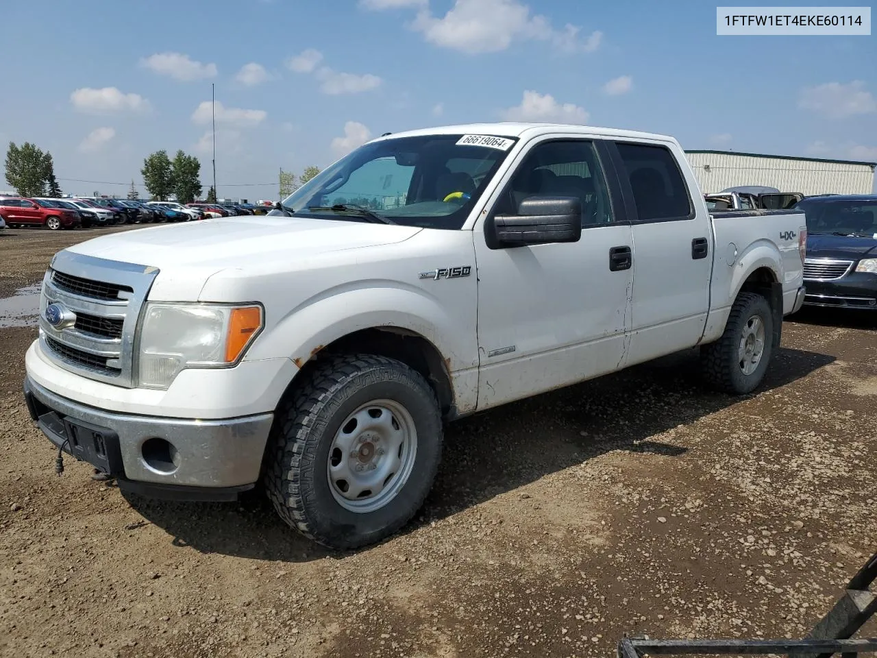 2014 Ford F150 Supercrew VIN: 1FTFW1ET4EKE60114 Lot: 66619064