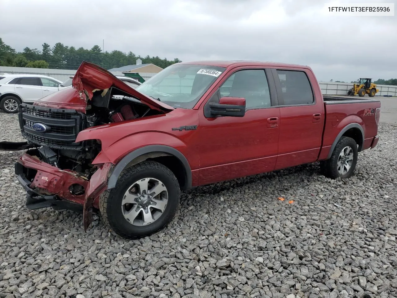 2014 Ford F150 Supercrew VIN: 1FTFW1ET3EFB25936 Lot: 67580364