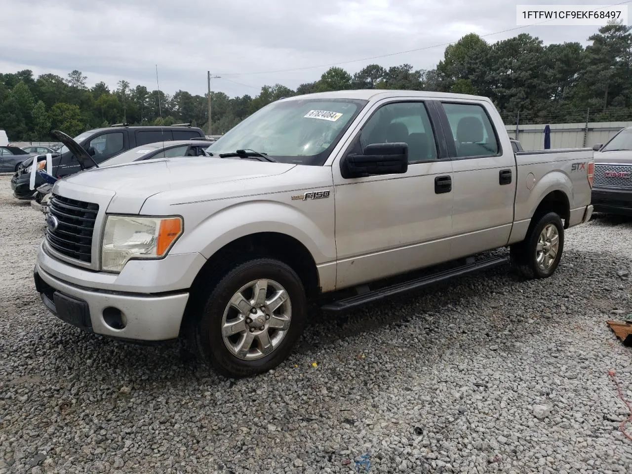 2014 Ford F150 Supercrew VIN: 1FTFW1CF9EKF68497 Lot: 67824084