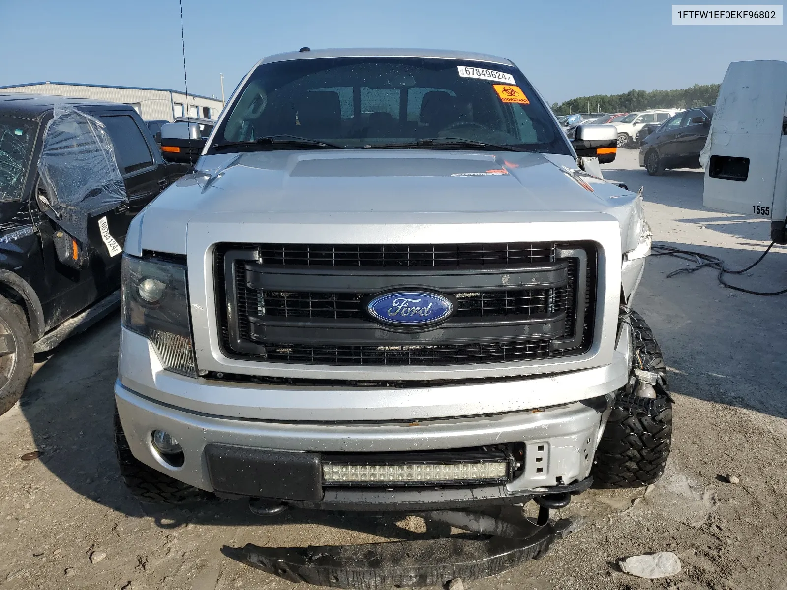 2014 Ford F150 Supercrew VIN: 1FTFW1EF0EKF96802 Lot: 67849624