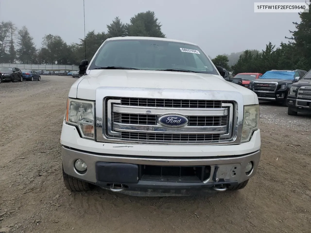 2014 Ford F150 Supercrew VIN: 1FTFW1EF2EFC59640 Lot: 68637434