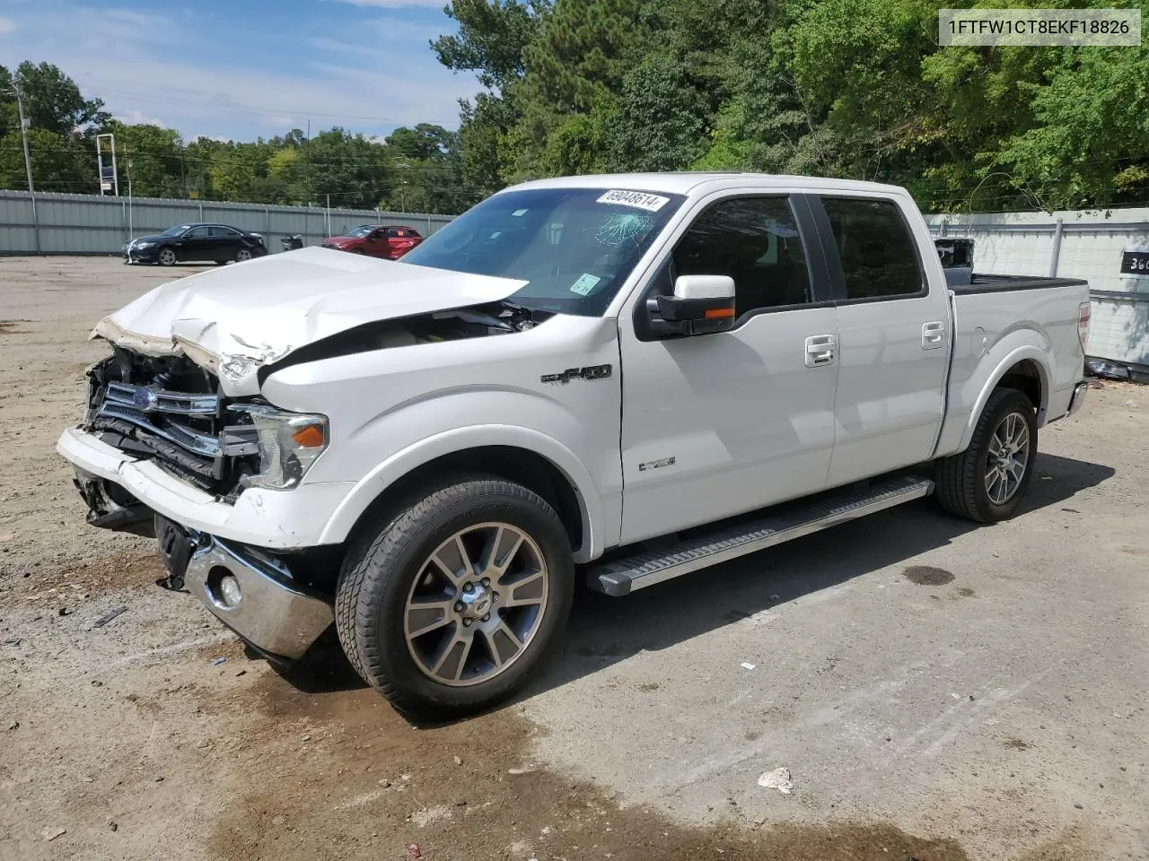 2014 Ford F150 Supercrew VIN: 1FTFW1CT8EKF18826 Lot: 69048614