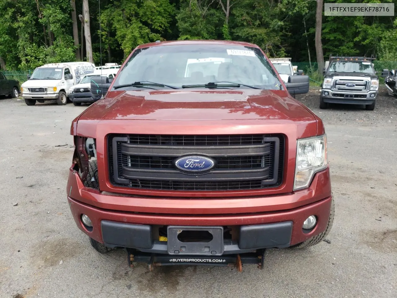 2014 Ford F150 Super Cab VIN: 1FTFX1EF9EKF78716 Lot: 69171874